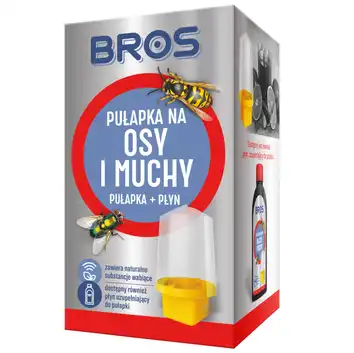 Pułapka na osy i muchy + płyn wabiący 200 ml BROS
