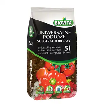 Substrat torfowy ziemia pH 5,5-6,5 BIOVITA 5L