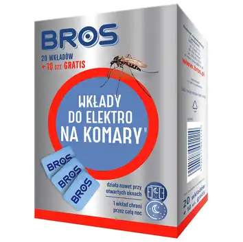 Wkłady uzupełniające do ELEKTRO na komary 20 szt. BROS