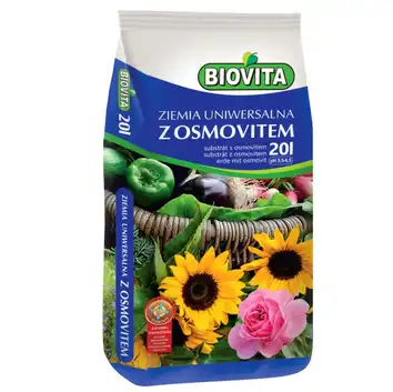 Ziemia uniwersalna do kwiatów z osmovitem BIOVITA 20L