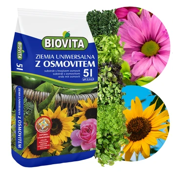 Ziemia uniwersalna do kwiatów z osmovitem BIOVITA 5L