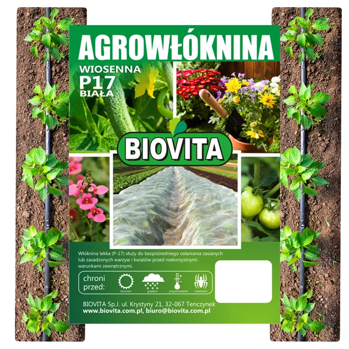AGROWŁÓKNINA P-17 biała 3,2x5m BIOVITA