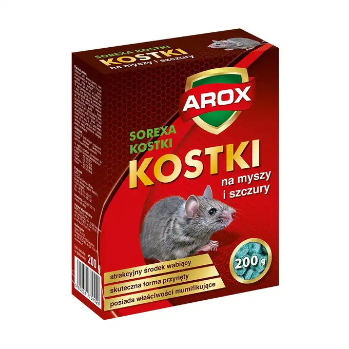 Kostki na myszy i szczury 200g AROX