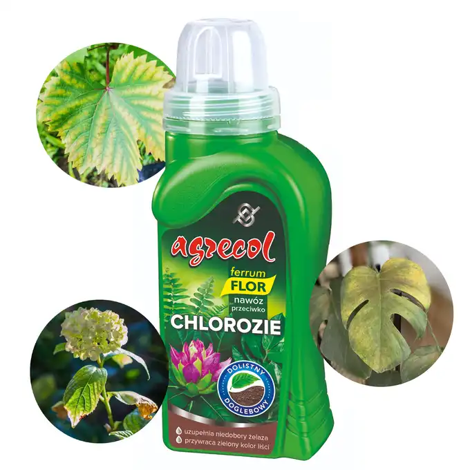 Mineral Żel nawóz nawóz przeciwko chlorozie, na niedobór żelaza 0,25L Agrecol