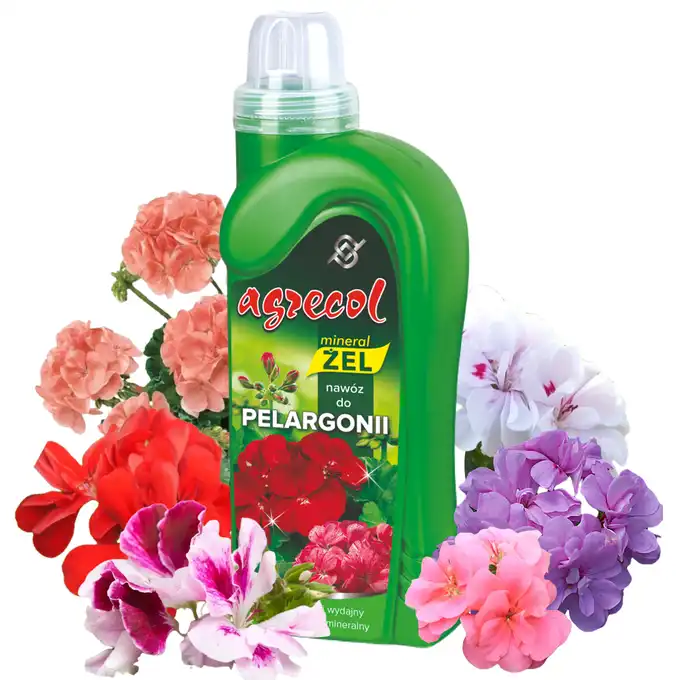 Mineral żel płynny nawóz do pelargonii 0,5L Agrecol