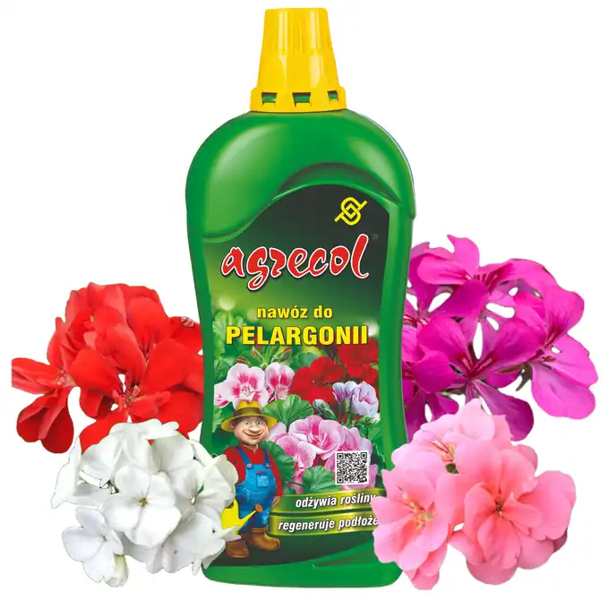 Nawóz do pelargonii organiczno-mineralny płynny 1,2L Agrecol