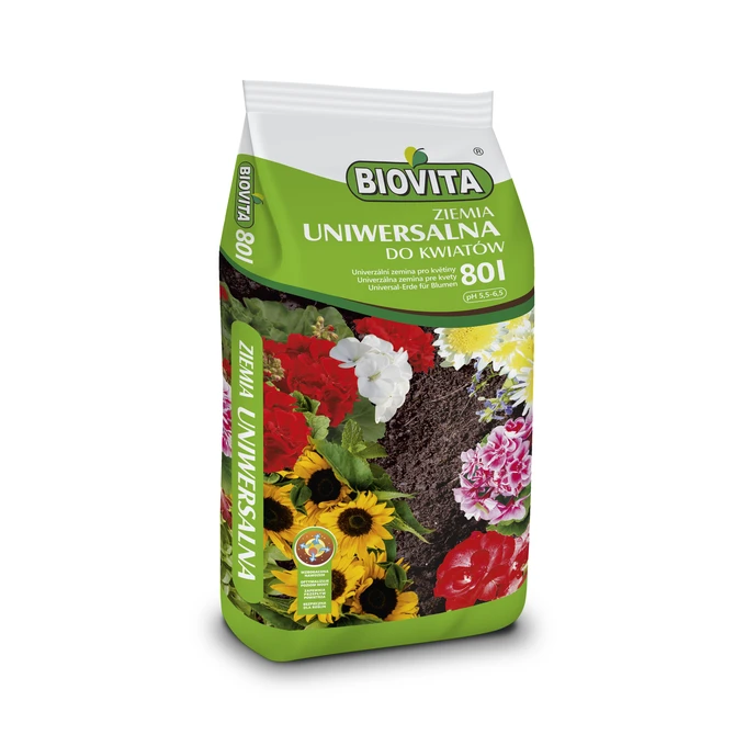 Ziemia uniwersalna do kwiatów BIOVITA 80L