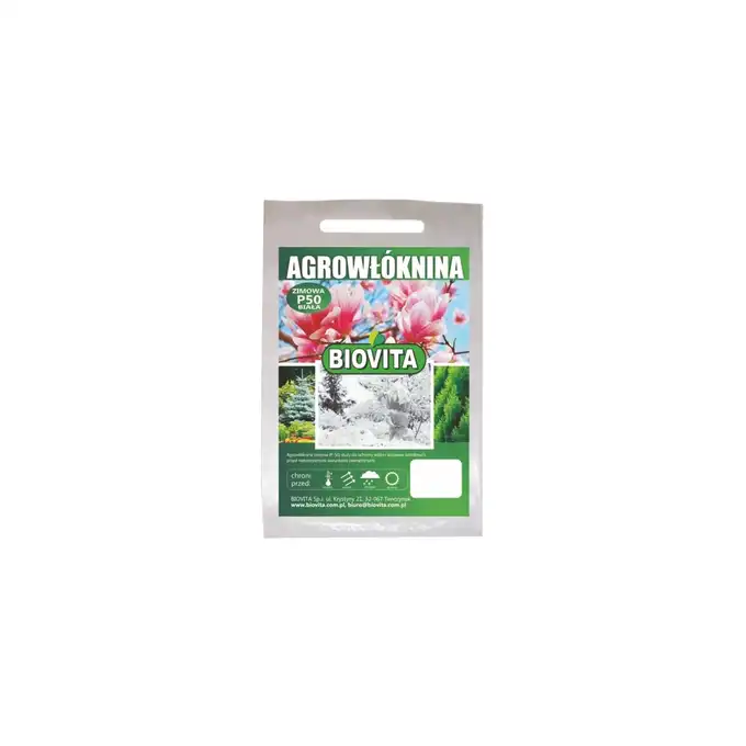 AGROWŁÓKNINA zimowa P-50 biała 3,2x10m BIOVITA