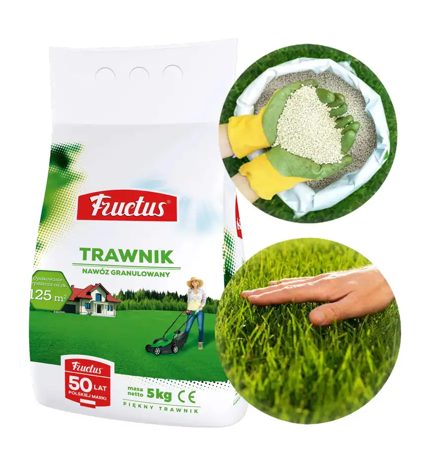 Fructus Trawnik mineralny nawóz do trawy, wszystkich rodzajów trawników 5kg