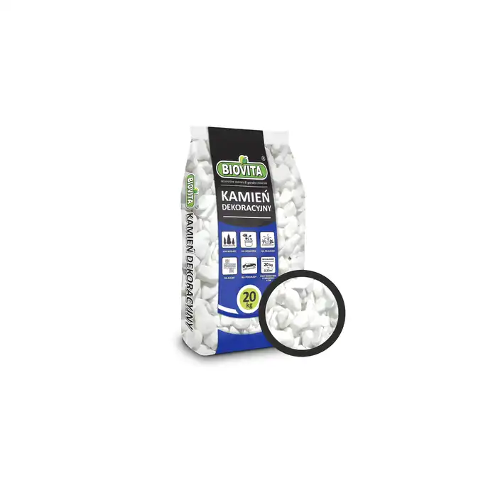 Otoczak EXTRA WHITE THASSOS 30-60 mm BIOVITA 20kg