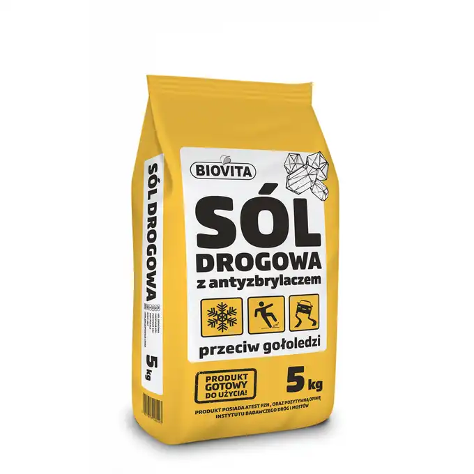 Sól drogowa przeciw gołoledzi BIOVITA 5 kg