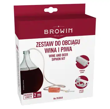 Wężyk do odciągu wina z gruszką