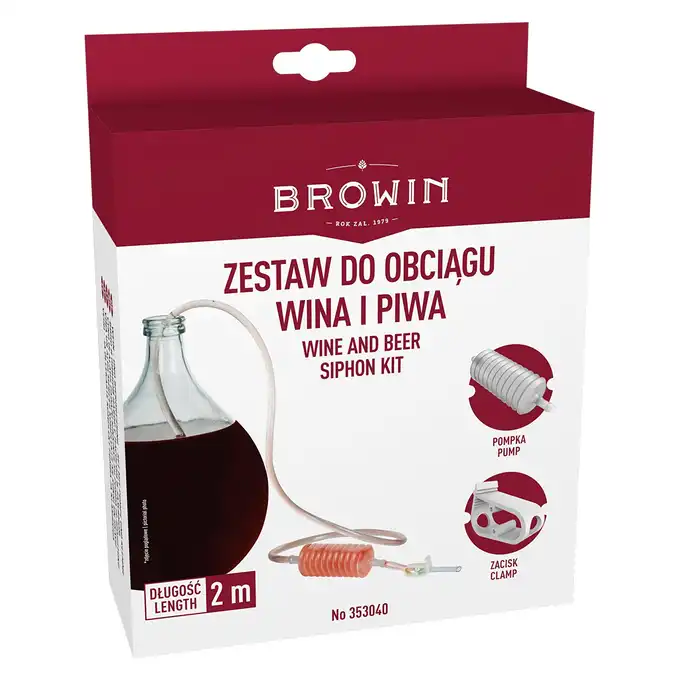 Wężyk do odciągu wina z gruszką