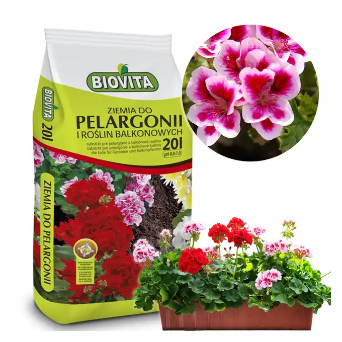 Ziemia do pelargonii BIOVITA 20L