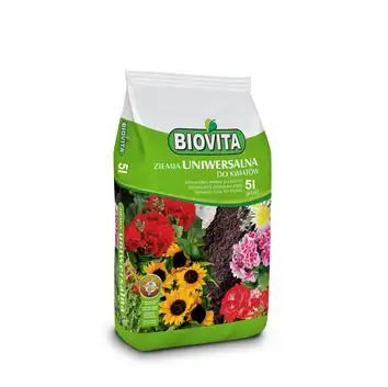 Ziemia uniwersalna do kwiatów BIOVITA 5Litrów