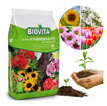 Ziemia uniwersalna do kwiatów BIOVITA 5Litrów