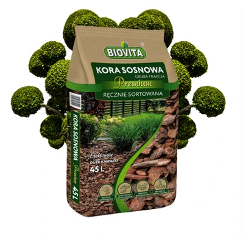 Biovita Kora sosnowa premium gruba frakcja 45l