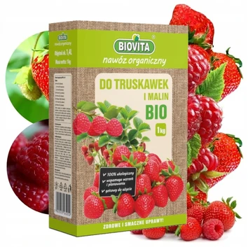 Biovita Nawóz organiczny do truskawek i malin BIO granulat 1kg