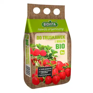 Biovita Nawóz organiczny do truskawek i malin BIO granulat 3kg
