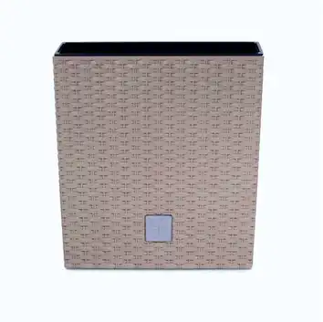 Donica Rato Low 17 cm kwadratowa 4 L z wkładem DRTS170L mocca