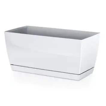 Doniczka Coubi Case P 29x14,2x13,6 cm Ziołówka 4,4L DUPP300  biały