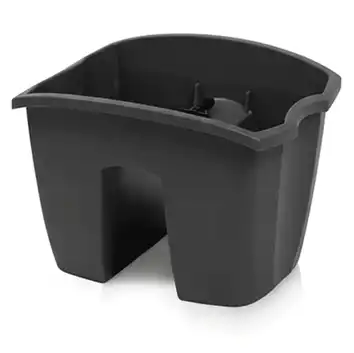 Doniczka Crown DCRO240 wisząca balkonowa 7 L antracyt
