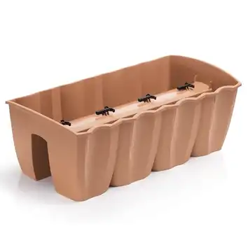 Doniczka Crown DCRO600 wisząca balkonowa 18 L terakota
