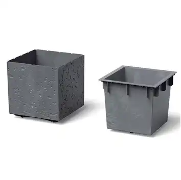 Doniczka Sierra Square DSI300E Beton Effect marengo 28,8x28,8x29 cm