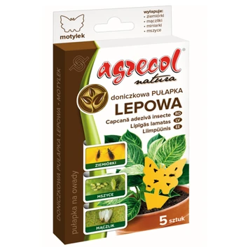 Doniczkowa pułapka lepowa Motylek 5 szt. Agrecol