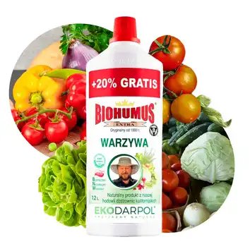 EKODARPOL BIOHUMUS EXTRA Warzywa 1L + 20% gratis