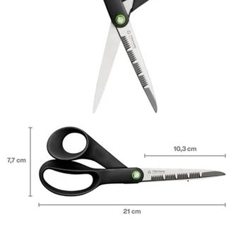 FISKARS Nożyczki ogrodowe ząbkowane 21 cm Functional Form ReNew