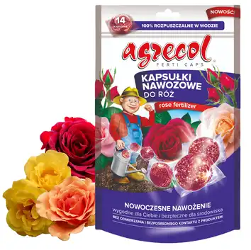 Kapsułki nawozowe do róż 14 szt. Agrecol