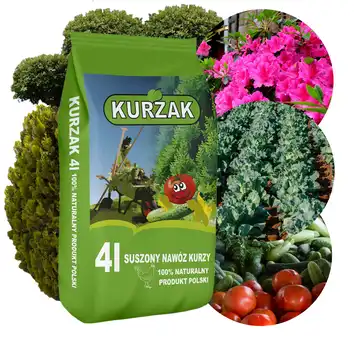 Kurzak suszony naturalny nawóz kurzy  4L BIOVITA