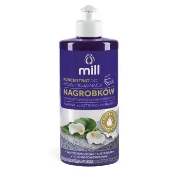 MILL clean Koncentrat do mycia i pielęgnacji nagrobków, powierzchni kamiennych 250 ml