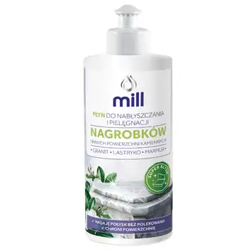 MILL clean płyn do nabłyszczania nagrobków i innych powierzchni kamiennych 250ml