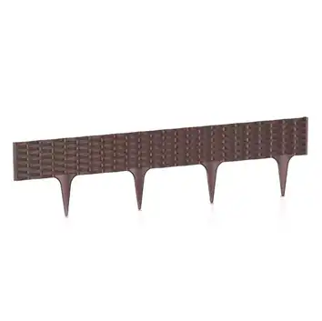 Obrzeże Garden Border IBRA krawężnik 3,9 m x 18,6 cm plecionka brąz
