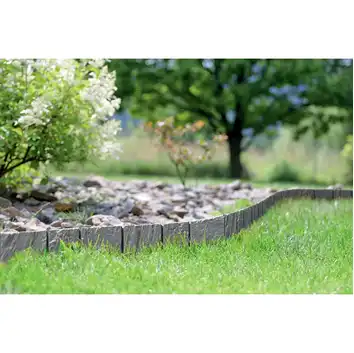 Obrzeże ogrodowe płotek palisada border IBST Garden Stone antracyt 5x78 cm