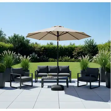 Podstawa parasola kwadratowa MPKR Umbrella Base Rato 39 cm antracyt