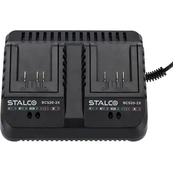 STALCO Ładowarka podwójna 4A 105W BCS20-2X 20V S-VOLT S-97392