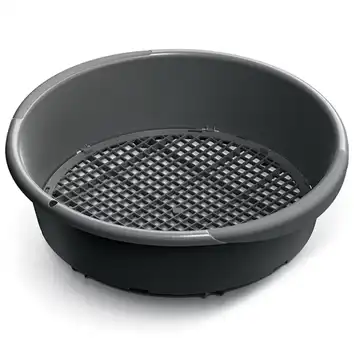 Sito ogrodowe Respana Garden Sieve ISIO370 okrągłe 37,4 cm z regulacją czarny