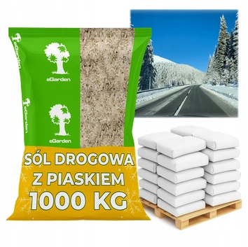 Sól drogowa przeciw gołoledzi z piaskiem 1000kg TONA PALETA SOLI