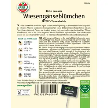 Stokrotka łąkowa 'SPERLI's Tausendschön' Nasiona PREMIUM Sperli