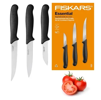 Zestaw 3 noży do warzyw  ESSENTIAL FIS 1065584 FISKARS