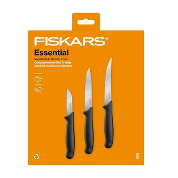 Zestaw 3 noży do warzyw  ESSENTIAL FIS 1065584 FISKARS