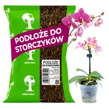eGarden Podłoże Ziemia do Storczyków Orchidei 8L