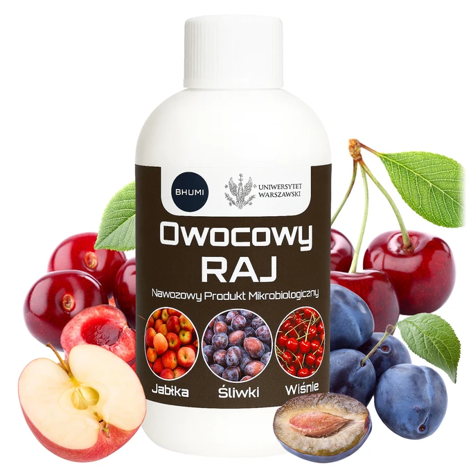 BHUMI Owocowy RAJ: Jabłka, Śliwki, Wiśnie 0,5 L