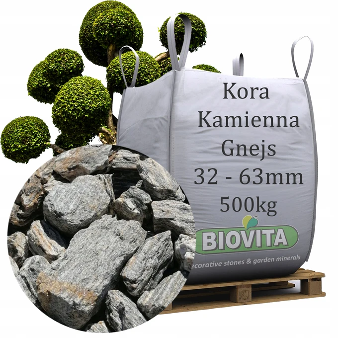 BIG BAG Kora kamienna GNEJS 32-63mm 500kg PÓŁ TONY