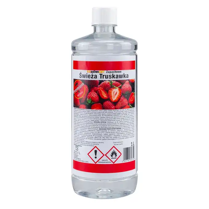 Biopaliwo zapachowe 1L Świeża Truskawka do biokominka