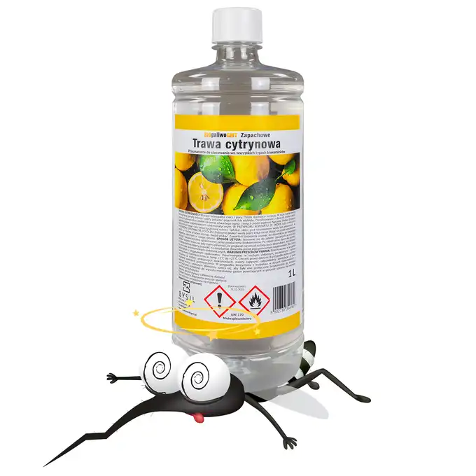 Biopaliwo zapachowe 1L trawa cytrynowa  do biokominka