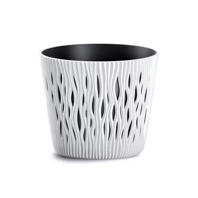 Doniczka Sandy Round 22,5 cm DSR220 biały 5 L Prosperplast